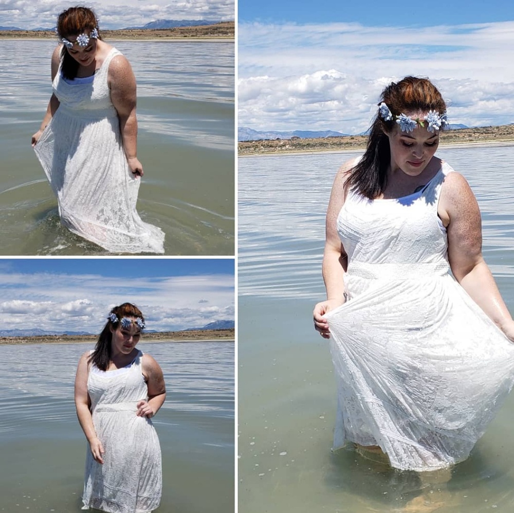 TORRID lace high-low dress - Picture 7 of 8